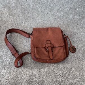 Harbour 2nd Brown Leather Bag/Crossbody Purse Medium Sized